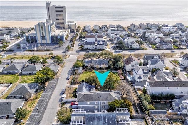 208 56th St Unit B, Virginia Beach, VA 23451 - aerial overview of property's location with unending shoreline and nearby suburban area