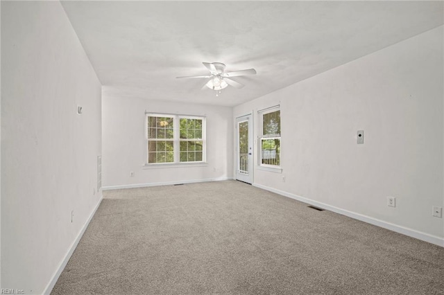 208 56th St Unit B, Virginia Beach, VA 23451 - carpeted spare room with ceiling fan and baseboards