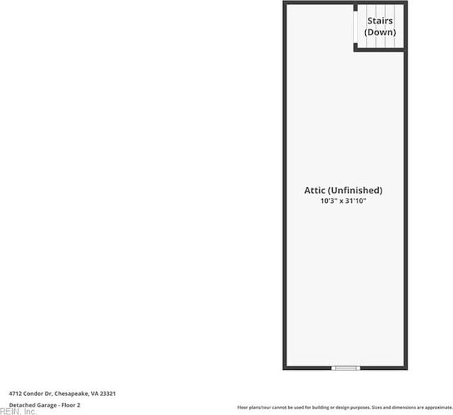 4712 Condor Dr, Chesapeake, VA 23321 - home floor plan