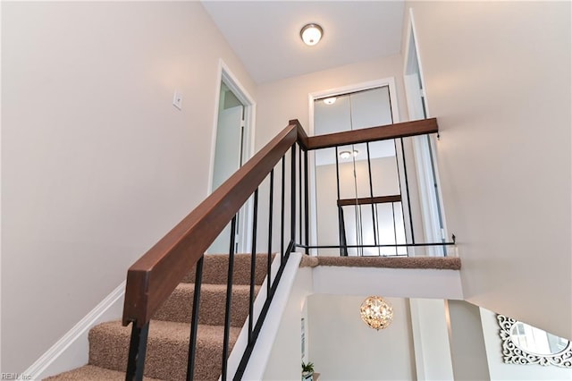 785 Biltmore Dr, Virginia Beach, VA 23454 - stairway with carpet floors