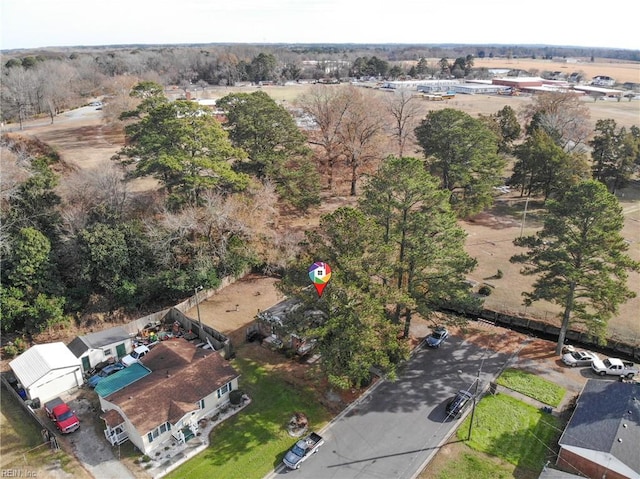 313 Delk St, Franklin, VA 23851 - aerial view of property's location
