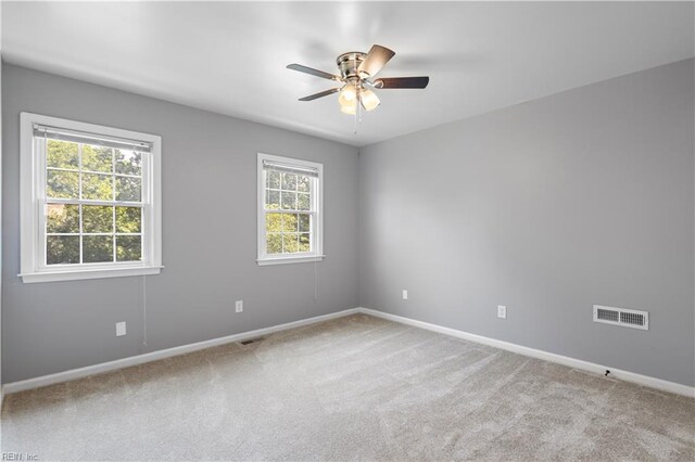 304 Odd Rd, Poquoson, VA 23662 - carpeted empty room featuring baseboards and a ceiling fan