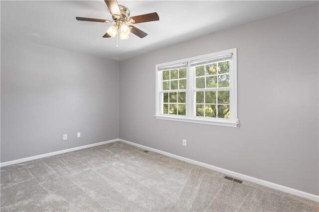 304 Odd Rd, Poquoson, VA 23662 - carpeted empty room featuring baseboards and ceiling fan