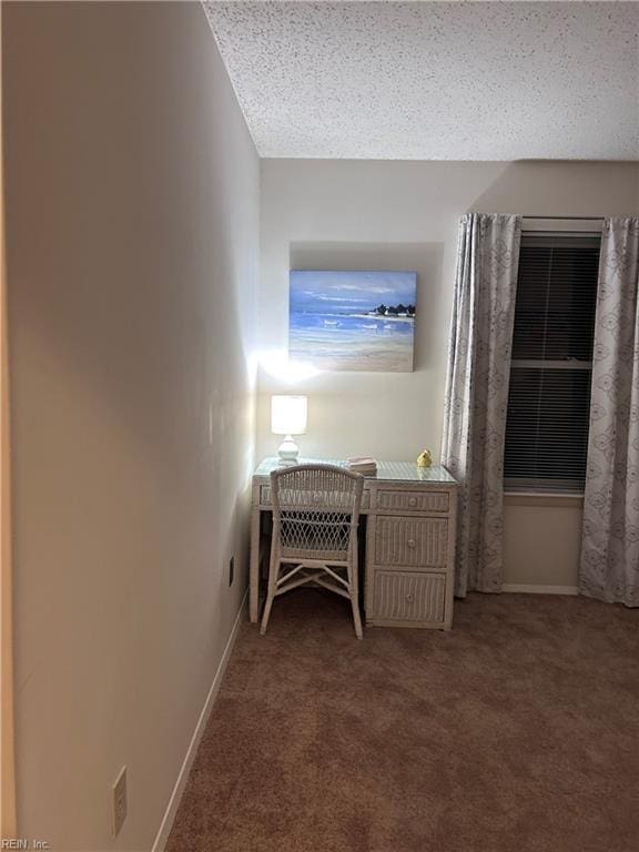 1417 Northface Ct, Virginia Beach, VA 23462 - corridor featuring carpet, baseboards, and a textured ceiling