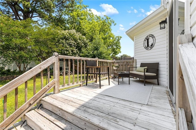 1216 New Born Ct, Chesapeake, VA 23322 - view of wooden terrace