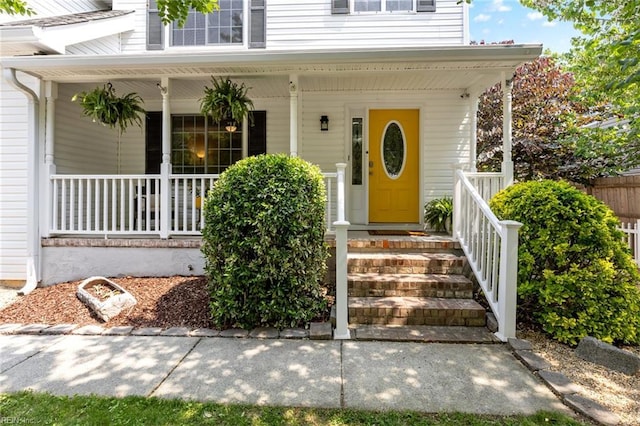 1216 New Born Ct, Chesapeake, VA 23322 - doorway to property featuring covered porch