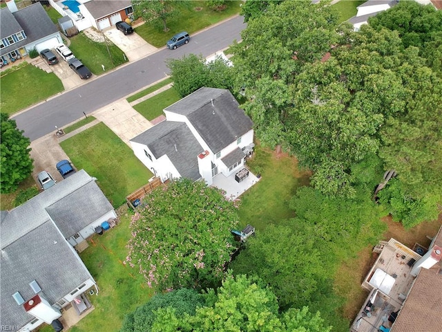1240 Mozart Dr, Virginia Beach, VA 23454 - aerial perspective of suburban area