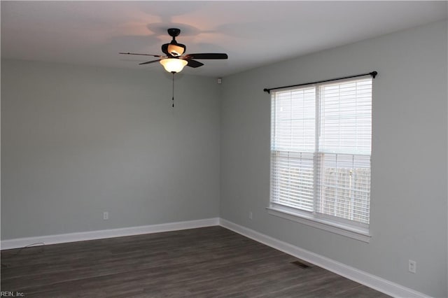 1158 Virginia Ave, Chesapeake, VA 23324 - empty room featuring a ceiling fan, plenty of natural light, and baseboards