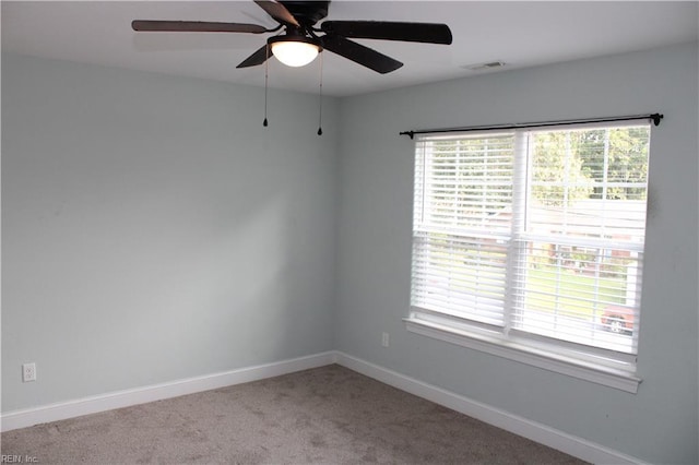 1158 Virginia Ave, Chesapeake, VA 23324 - carpeted empty room with a ceiling fan and baseboards