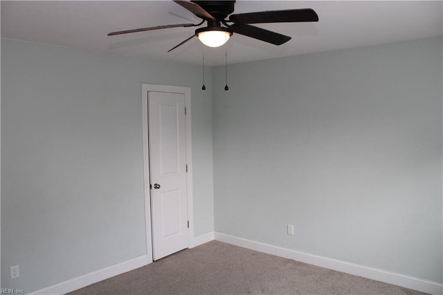 1158 Virginia Ave, Chesapeake, VA 23324 - carpeted empty room featuring ceiling fan and baseboards