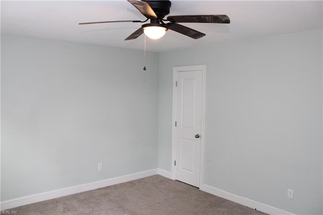1158 Virginia Ave, Chesapeake, VA 23324 - carpeted empty room featuring ceiling fan and baseboards
