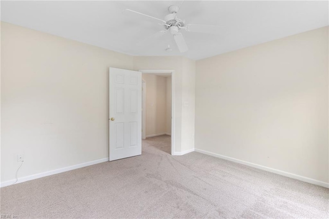 6 Elite Ct, Hampton, VA 23666 - carpeted empty room featuring baseboards and ceiling fan