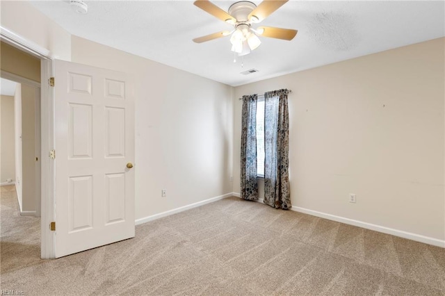 6 Elite Ct, Hampton, VA 23666 - carpeted empty room featuring baseboards, ceiling fan, and a smoke detector