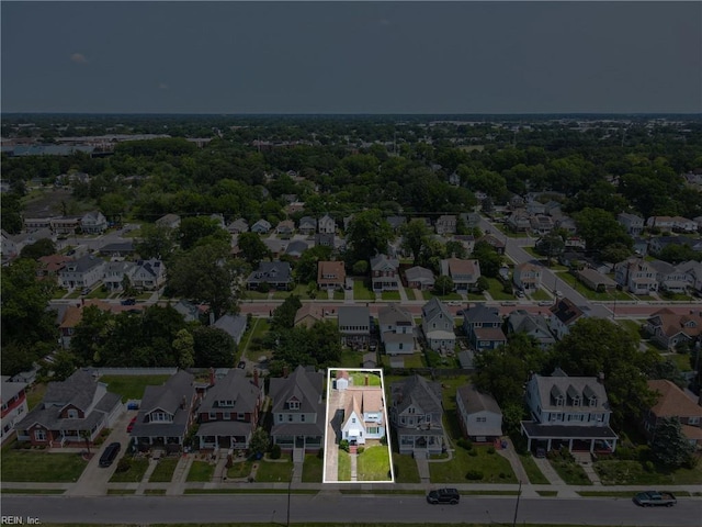 2718 Chesterfield Blvd, Norfolk, VA 23504 - view of property location featuring property parcel outlined and nearby suburban area