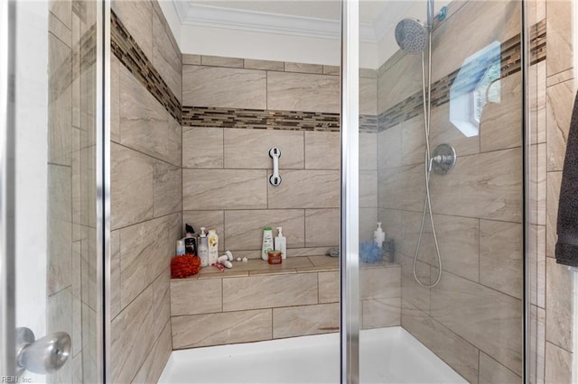 35220 Seacock Chapel Rd, Zuni, VA 23898 - full bath featuring crown molding and a tile shower