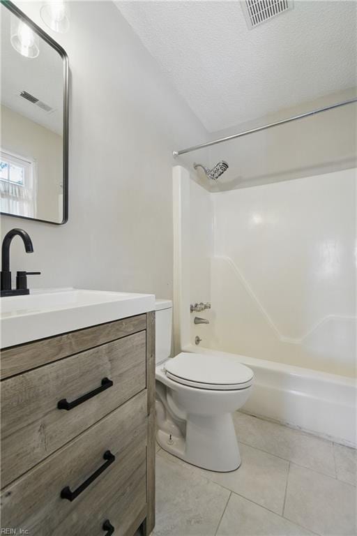 1305 Ettington Ln, Virginia Beach, VA 23464 - full bath featuring vanity, toilet, tile patterned flooring, and shower / washtub combination