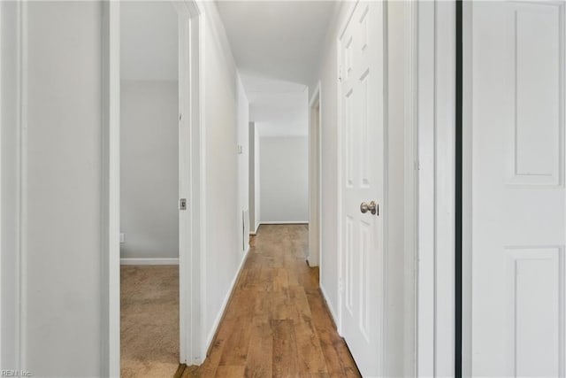 1305 Ettington Ln, Virginia Beach, VA 23464 - hallway featuring wood finished floors and baseboards