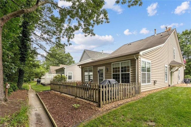 113 Trevor Trce, Yorktown, VA 23692 - back of house featuring a yard and a wooden deck