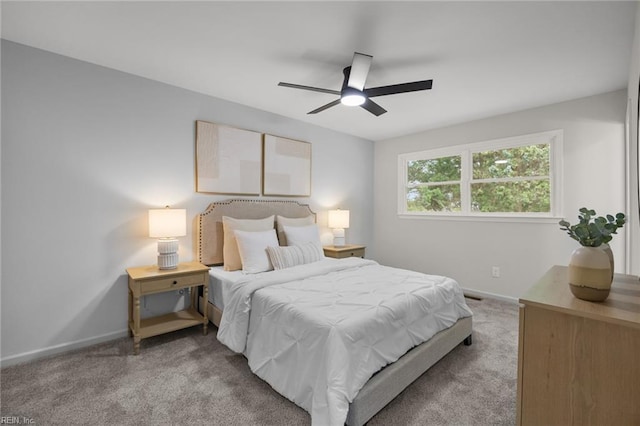 13 Cortez Ct, Hampton, VA 23666 - bedroom featuring carpet flooring, baseboards, and ceiling fan
