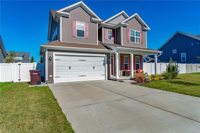 604 Baker Loop, Chesapeake, VA 23320 - traditional home featuring a porch, a garage, and driveway