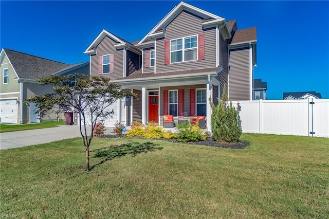 604 Baker Loop, Chesapeake, VA 23320 - traditional-style house featuring covered porch and driveway