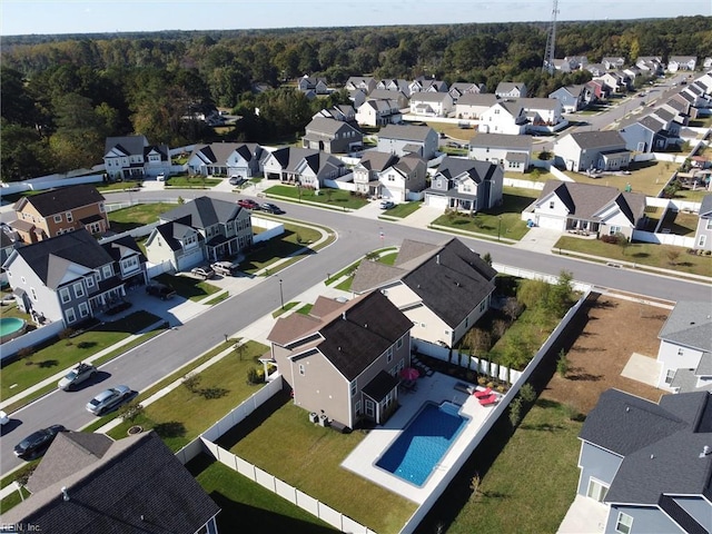 604 Baker Loop, Chesapeake, VA 23320 - aerial view of residential area featuring a pool