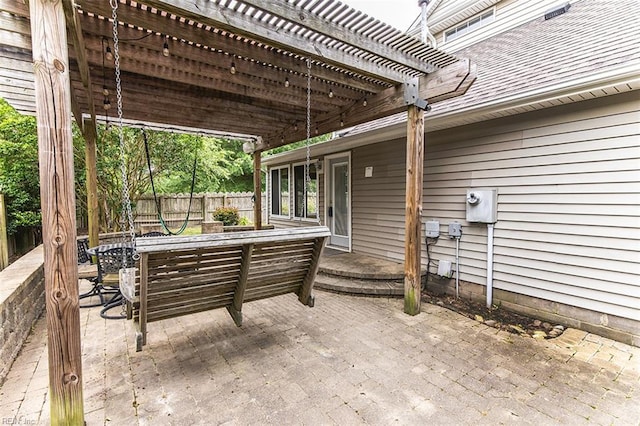 2408 Raynor Ct, Virginia Beach, VA 23456 - view of patio with a pergola