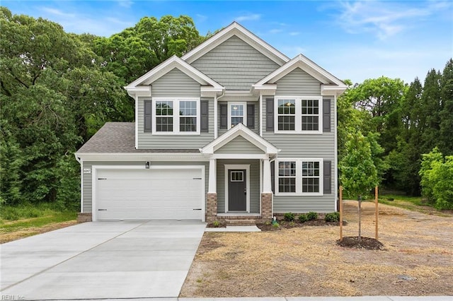 209 Apple Ct, Elizabeth City, NC 27909 - craftsman-style home featuring driveway and an attached garage