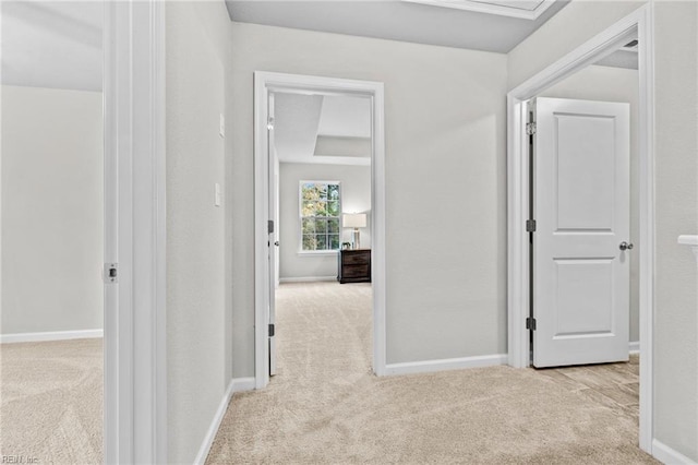 209 Apple Ct, Elizabeth City, NC 27909 - hallway featuring carpet flooring and baseboards