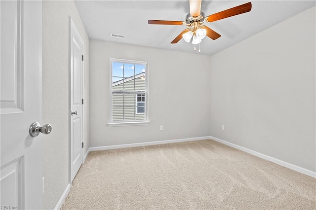 209 Apple Ct, Elizabeth City, NC 27909 - carpeted spare room with ceiling fan and baseboards