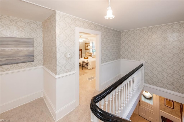 1330 Laurel Cres, Norfolk, VA 23505 - hall featuring wallpapered walls