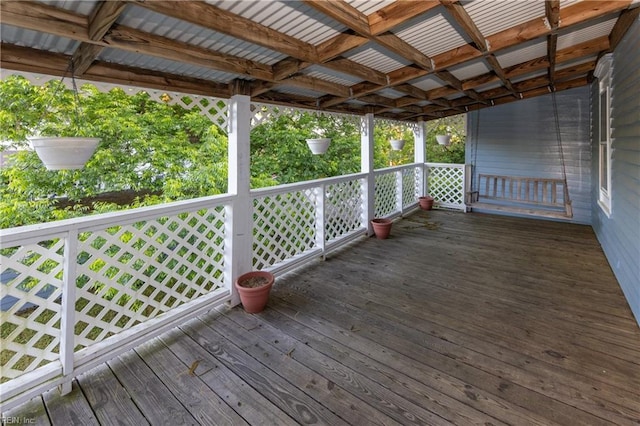 1330 Laurel Cres, Norfolk, VA 23505 - view of wooden deck