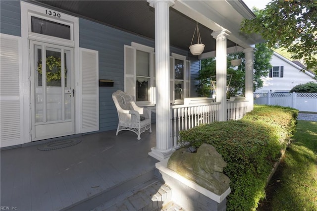 1330 Laurel Cres, Norfolk, VA 23505 - view of exterior entry with covered porch