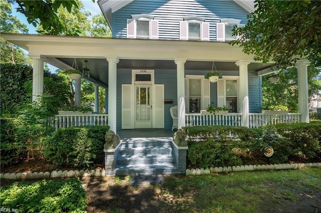 1330 Laurel Cres, Norfolk, VA 23505 - view of front of home featuring covered porch