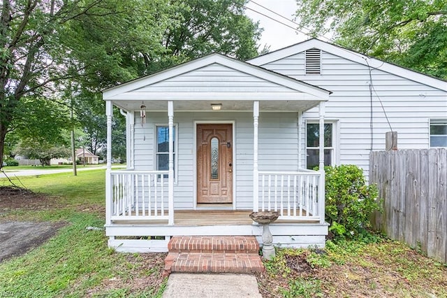 795 Old Oyster Point Rd, Newport News, VA 23602 - view of front of property with covered porch