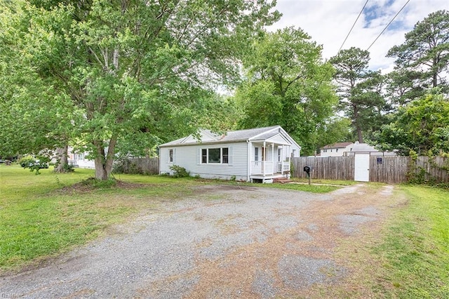 795 Old Oyster Point Rd, Newport News, VA 23602 - view of front facade with gravel driveway