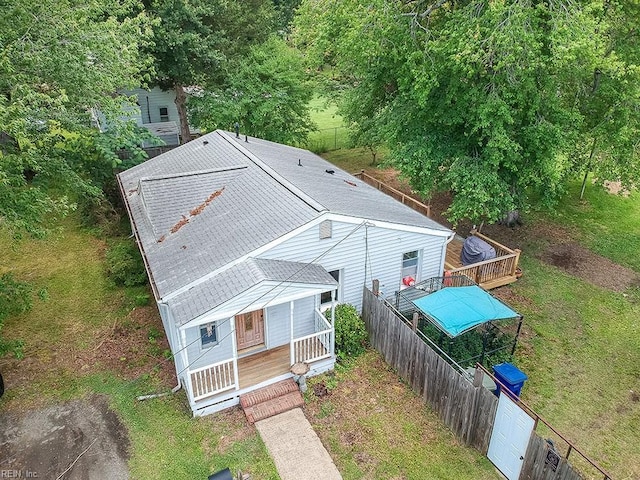795 Old Oyster Point Rd, Newport News, VA 23602 - aerial view of property and surrounding area