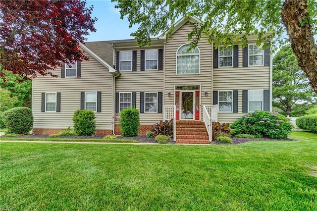 204 Goshawk Ct, Suffolk, VA 23435 - view of front of house featuring a front yard