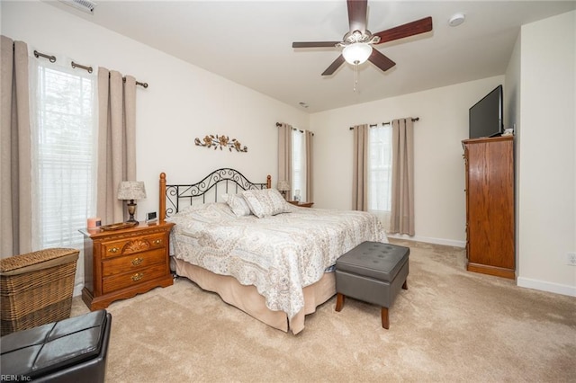 471 Abelia Way, Chesapeake, VA 23322 - bedroom featuring light carpet and ceiling fan