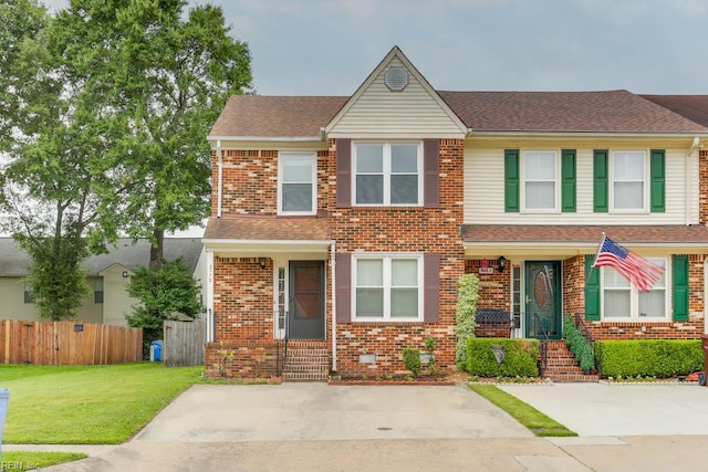 3112 Radcliffe Ln, Chesapeake, VA 23321 - view of front of property with brick siding and a shingled roof