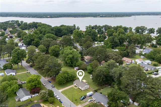 2816 N Nansemond Dr, Suffolk, VA 23435 - aerial perspective of suburban area featuring a nearby body of water