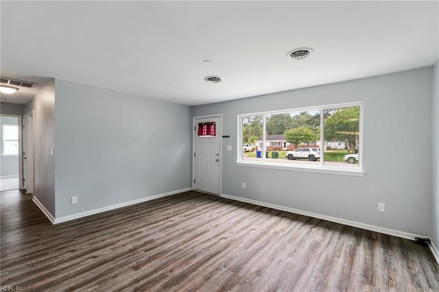 2816 N Nansemond Dr, Suffolk, VA 23435 - unfurnished room featuring dark wood-style flooring and baseboards