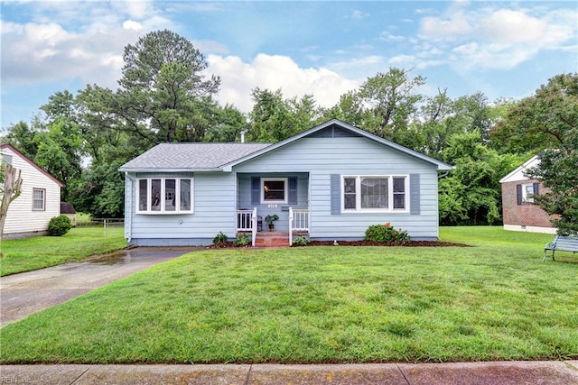115 Bowen Dr, Hampton, VA 23666 - view of front of house with a front yard
