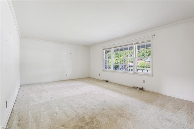 122 Avery Cres, Newport News, VA 23606 - unfurnished room featuring crown molding and carpet flooring