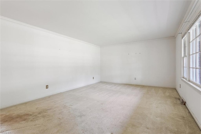 122 Avery Cres, Newport News, VA 23606 - spare room with carpet floors and crown molding