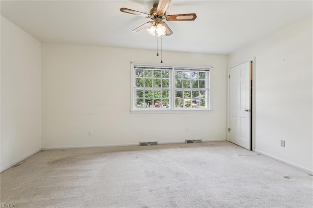 122 Avery Cres, Newport News, VA 23606 - carpeted spare room with ceiling fan and baseboards
