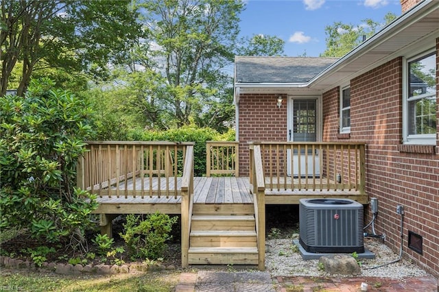 122 Avery Cres, Newport News, VA 23606 - wooden terrace with cooling unit