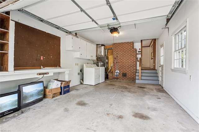 122 Avery Cres, Newport News, VA 23606 - garage featuring washer and dryer and a garage door opener