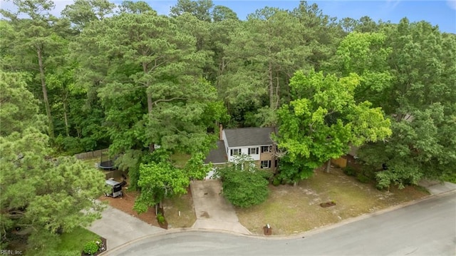 10 Kathy Dr, Poquoson, VA 23662 - bird's eye view of a forest
