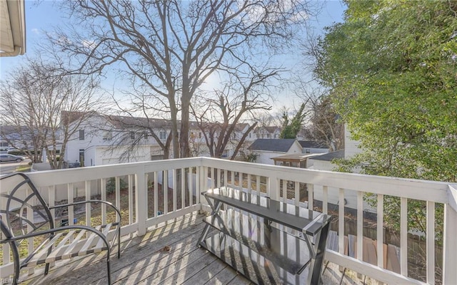 1215 W 27th St, Norfolk, VA 23508 - view of wooden deck